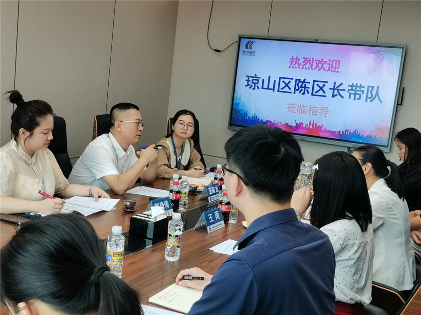 区辅导莅临领导，合作助力自贸港